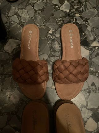 Chanclas marrones INSIDE & P&L