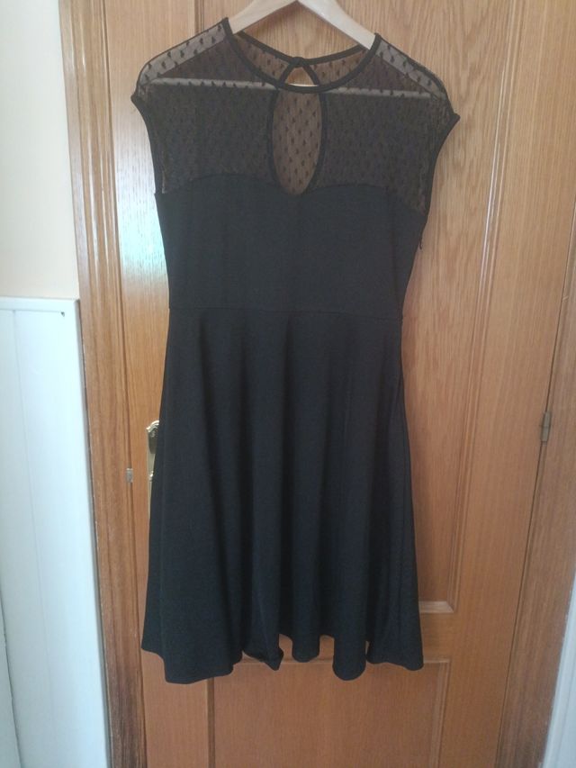 Vestido negro elegante talla 42-44