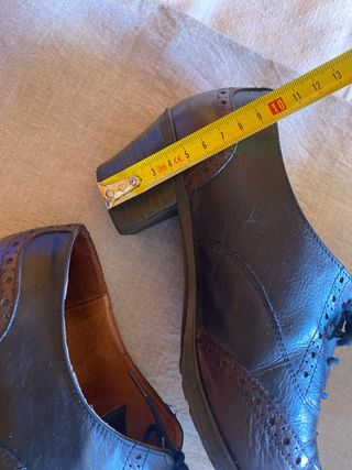 Zapatos clásicos cordones mujer