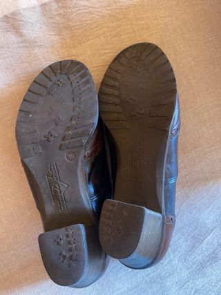 Zapatos clásicos cordones mujer