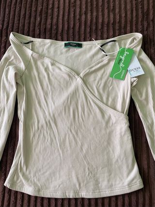 Blusa Guess beige - M