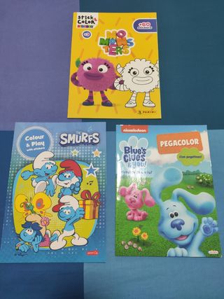 Lote de cuadenillos niños colorear.