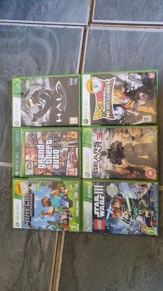 6 Juegos Xbox 360