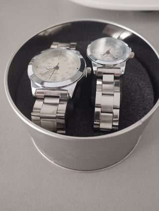 Pareja de relojes