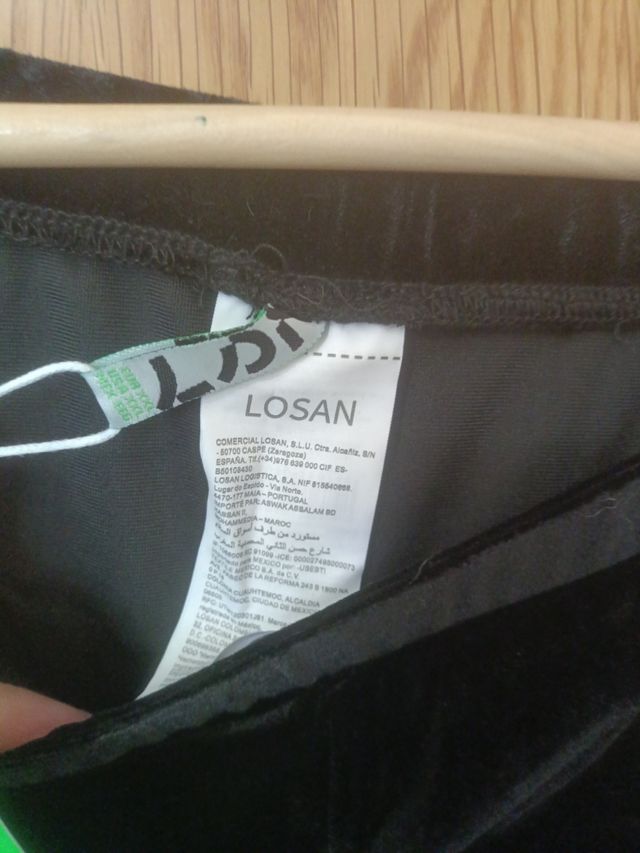 Pantalones terciopelo negros XXL