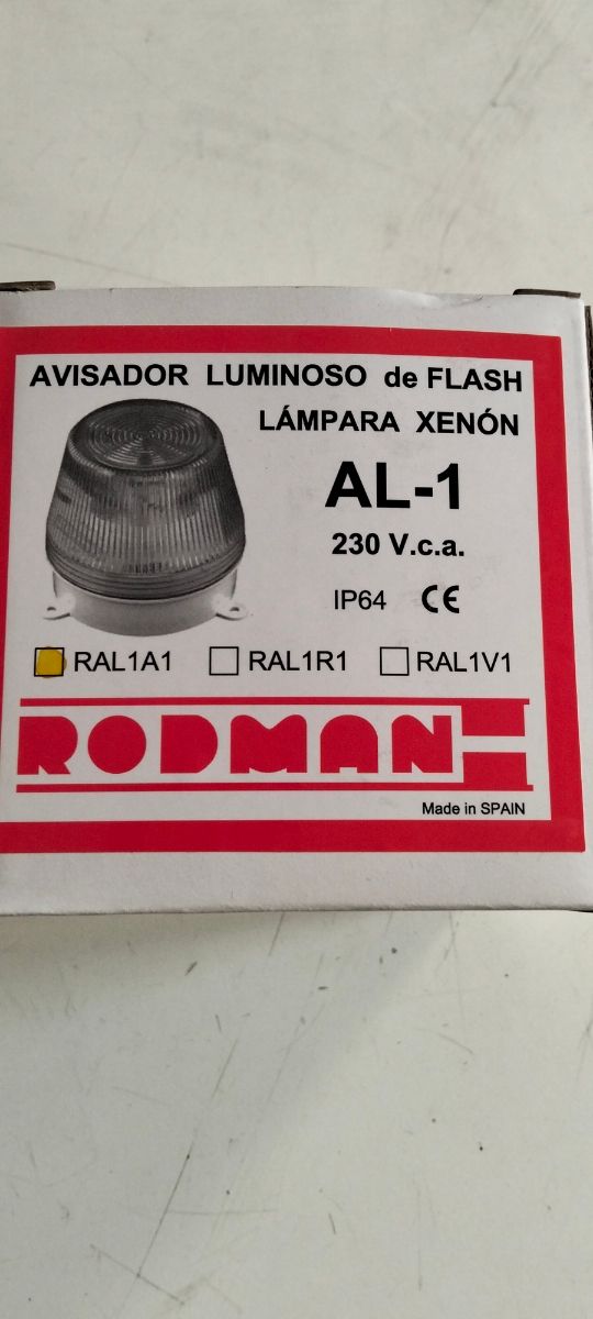 Avisador luminoso AL-1 Rodman Xenón
