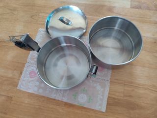 Fiambrera doble acero inoxidable