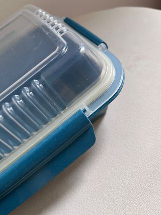 2 Contenitori Pranzo Teal Trasparenti