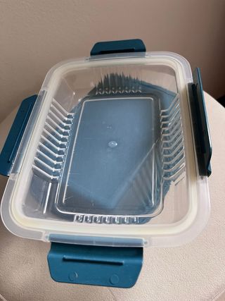 2 Contenitori Pranzo Teal Trasparenti