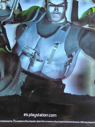 Poster Syphon Filter 3 PS1 oficial distribución