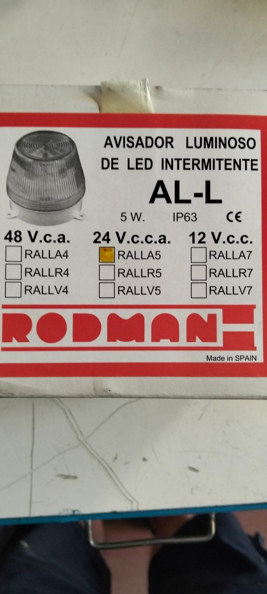 Avisador luminoso LED intermitente AL-L