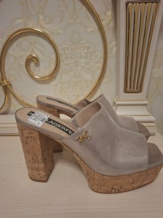 Tacones Karl Lagerfeld Plataforma 40