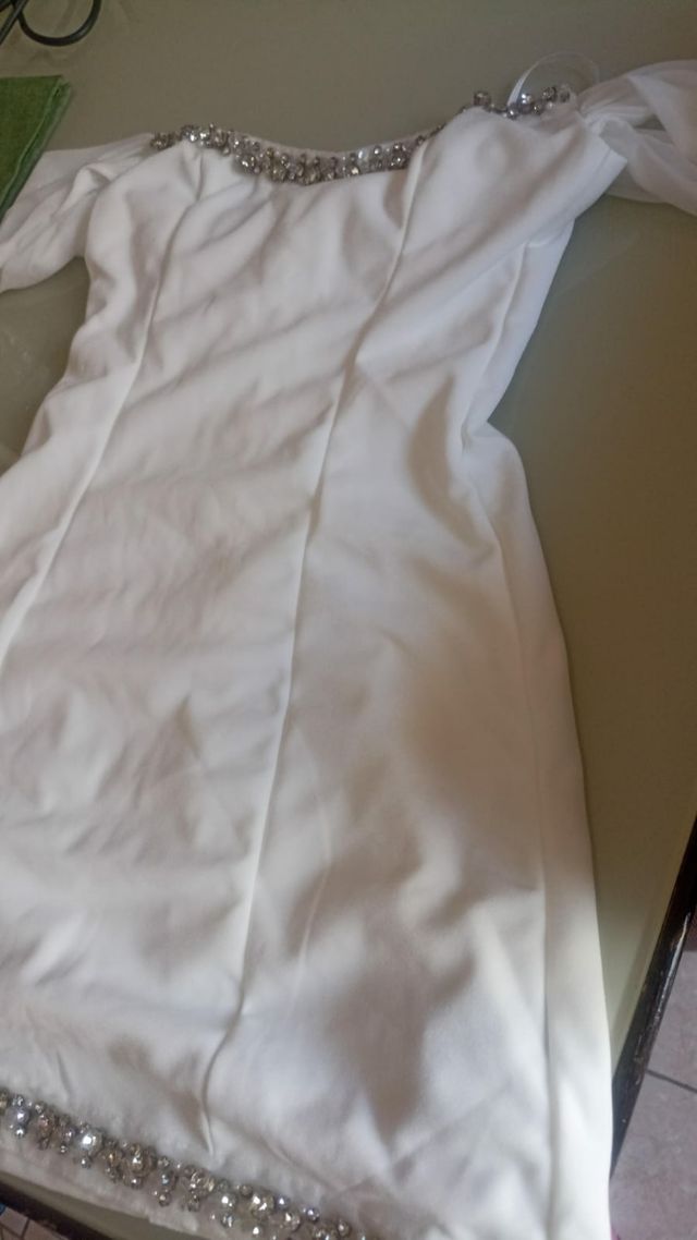 Vestito bianco elegante