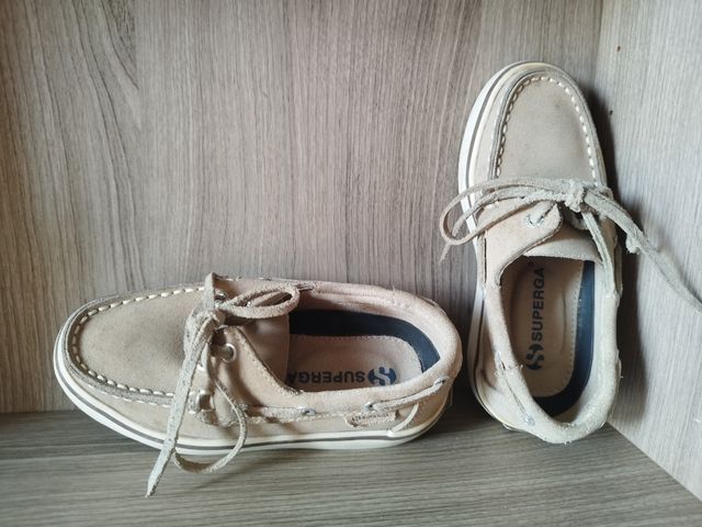 Mocassini Superga, bimbo, numero 28.