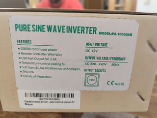 Inversor onda pura GIANDEL 1000W