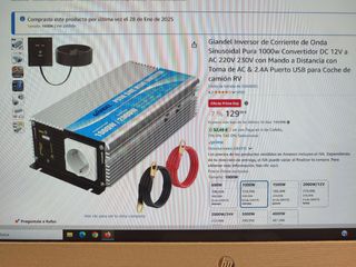 Inversor onda pura GIANDEL 1000W