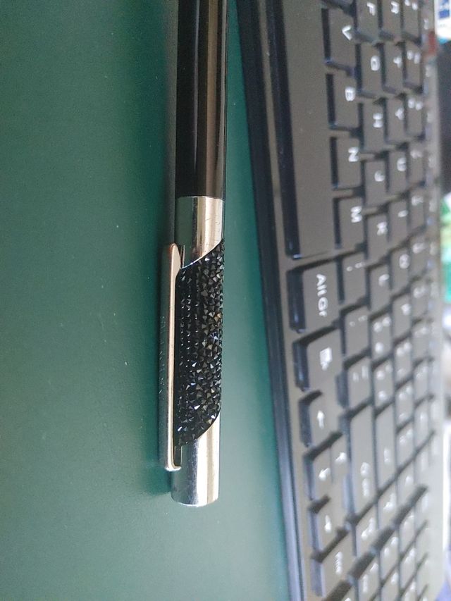 Penna Swarovski Cristalli Neri