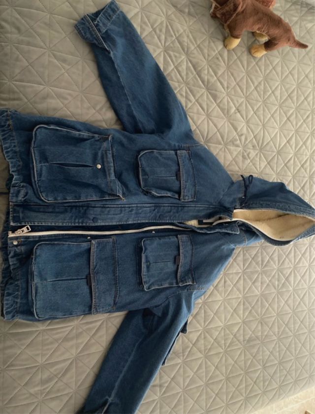 Chaqueta vaquera Bershka borreguillo