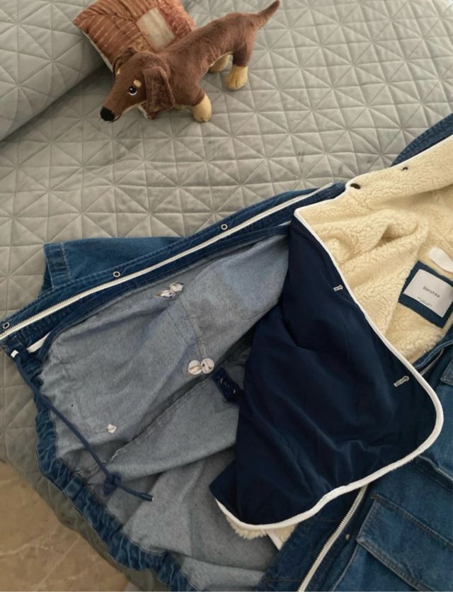 Chaqueta vaquera Bershka borreguillo