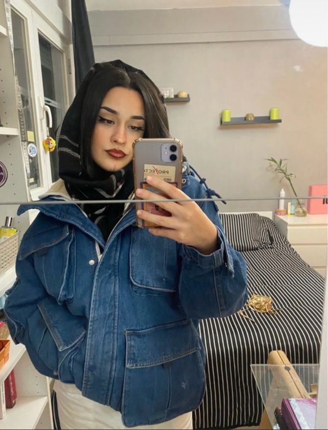 Chaqueta vaquera Bershka borreguillo