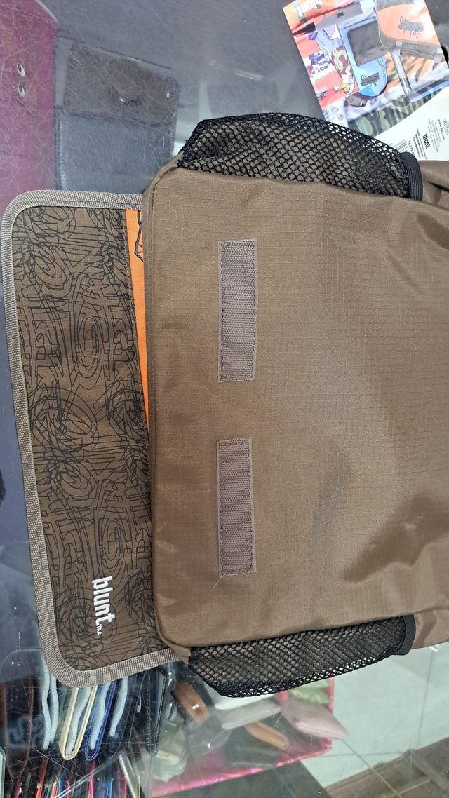 Bandolera Blunt marrón-naranja