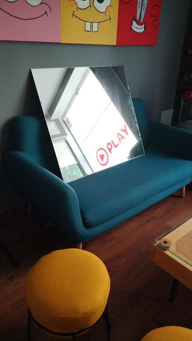 REGALO Espejo cuadrado 85 x 85 cm - Moderno