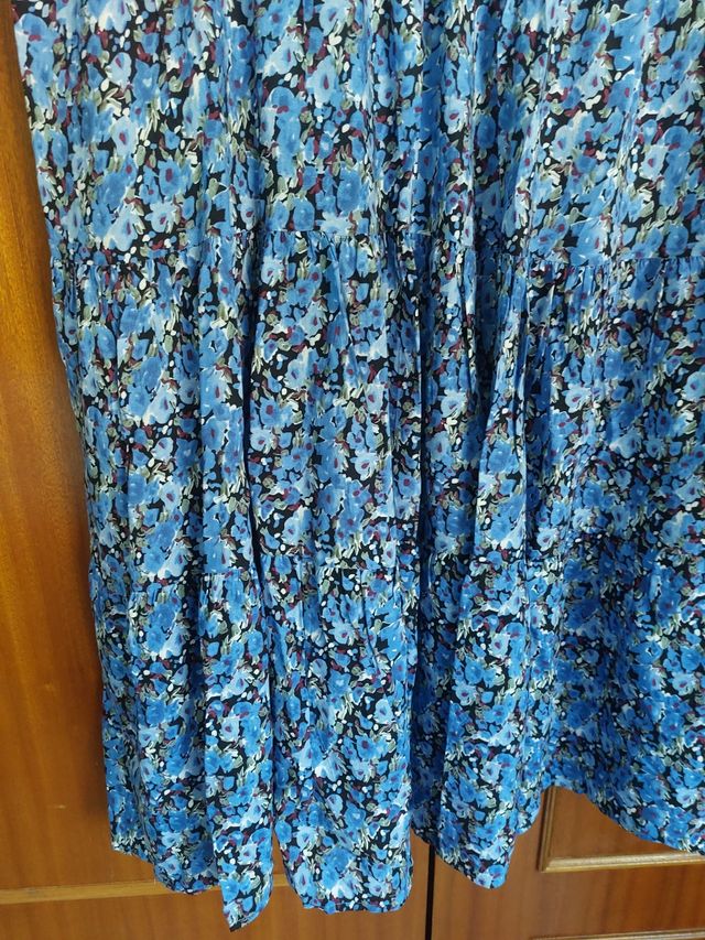 Vestido floral azul