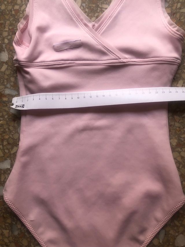 Maillot ballet niña rosa