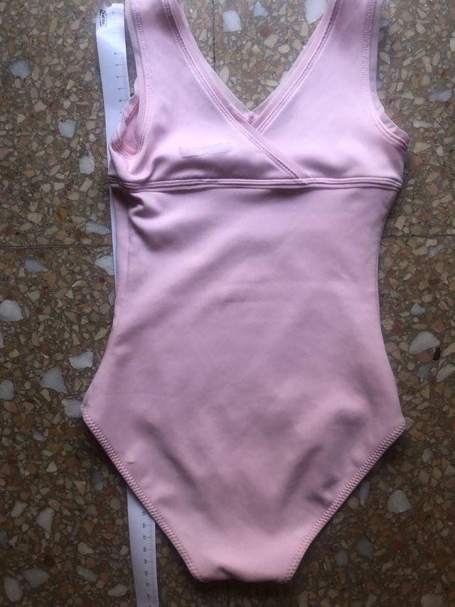 Maillot ballet niña rosa