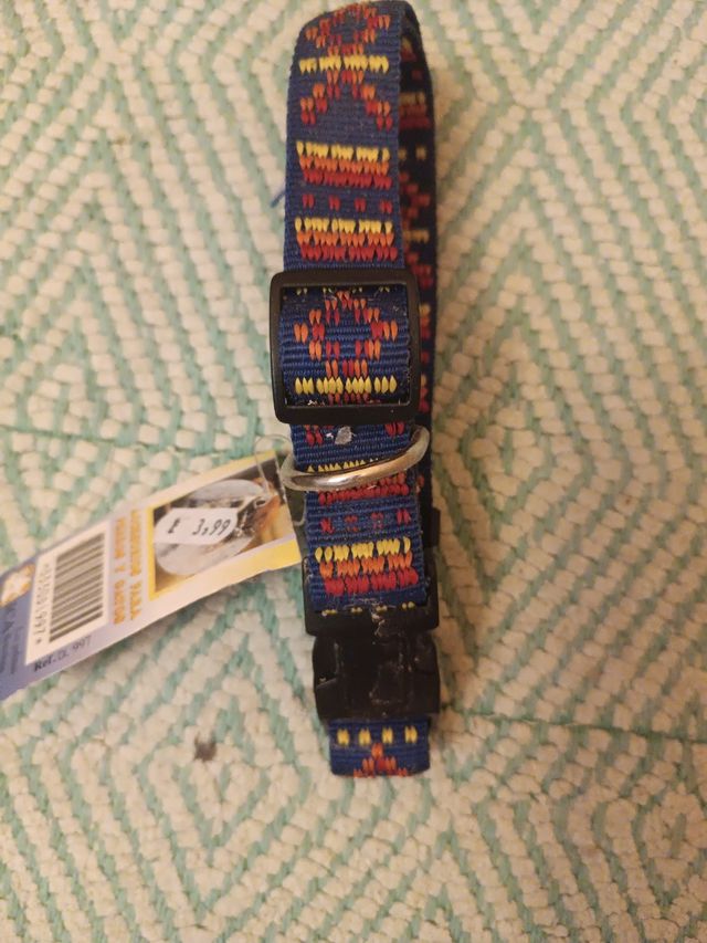 Collar perro ICA multicolor