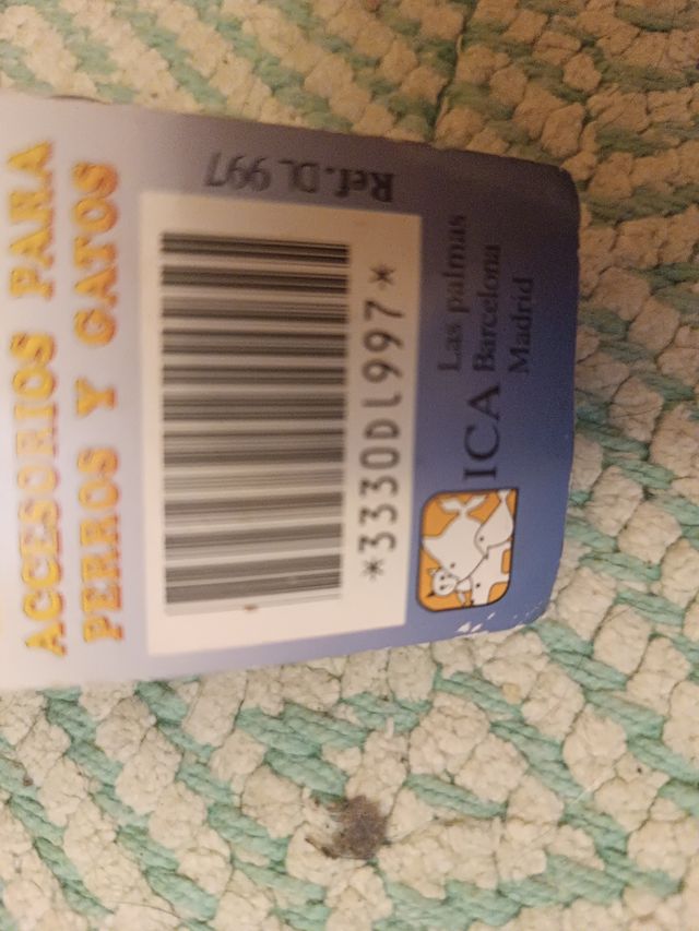 Collar perro ICA multicolor