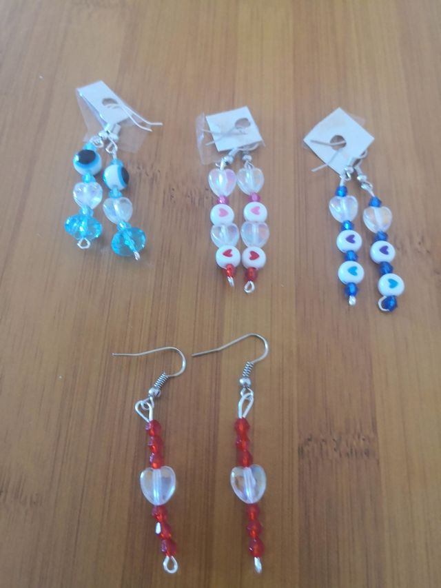Pendientes artesanales 💖