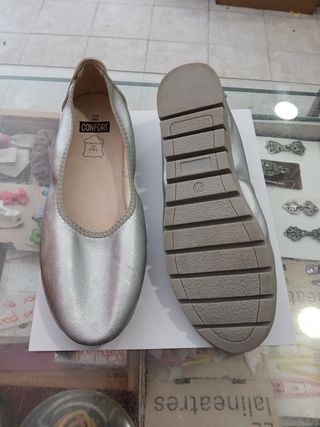 Zapatos CONFORT Plata - 38