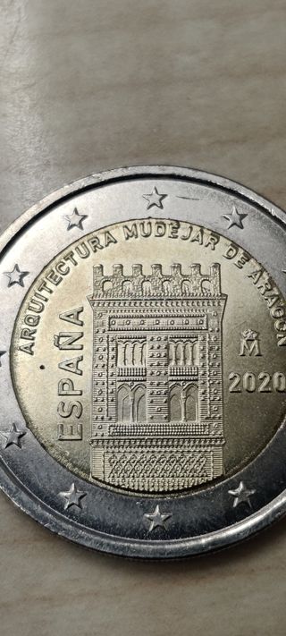 2€ Moneda España Mudéjar 2020