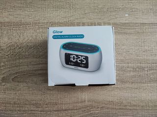 Reloj despertador radio Housbay - Azul y blanco