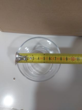 Vasos de cristal transparentes