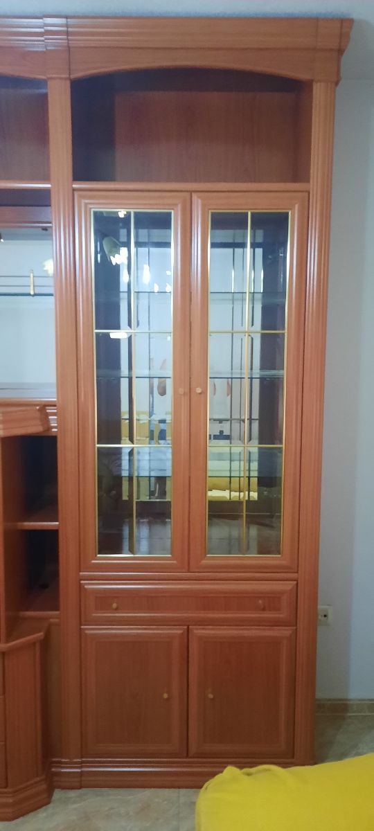 Mueble salón modular marrón