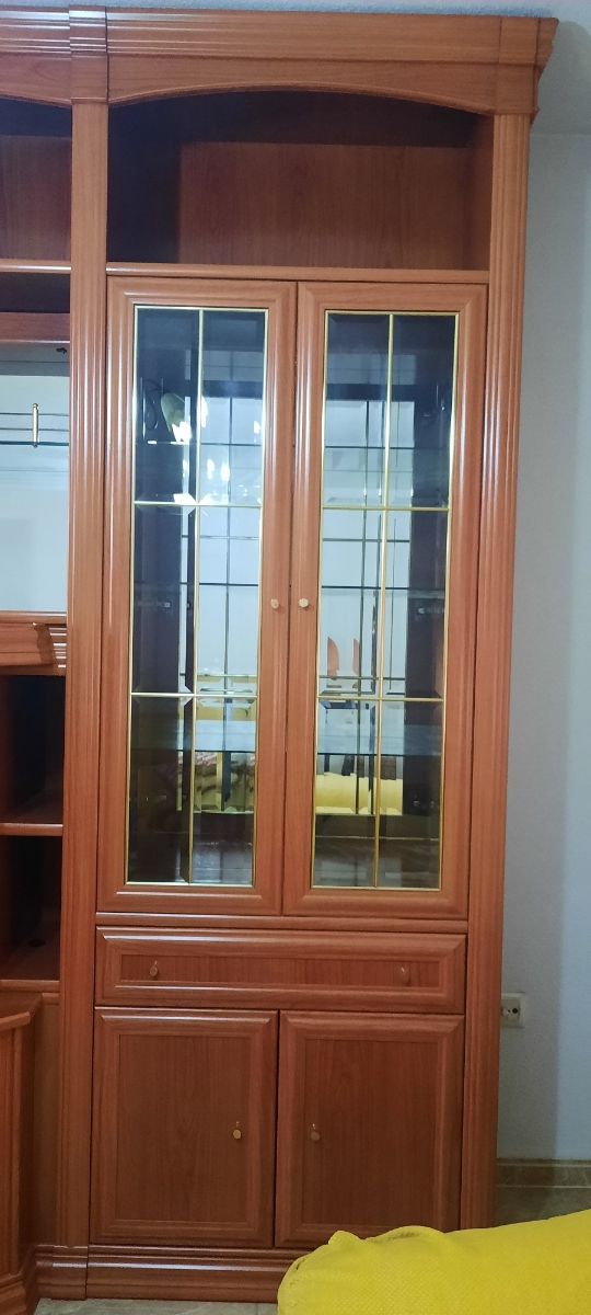 Mueble salón modular marrón