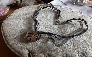 Collana cuore vetro Murano