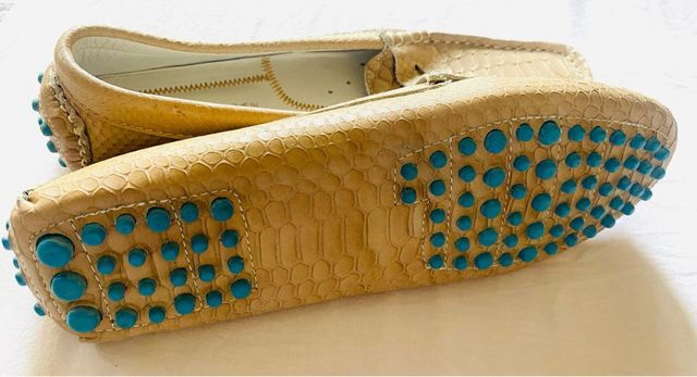 Mocasines CAFENOIRbeige mujer estilo Tods en Piel 