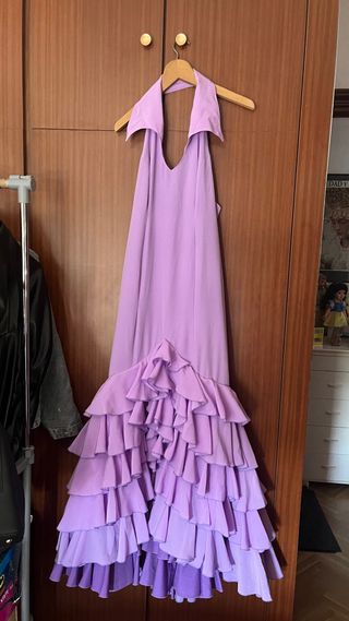 Traje Gitana Morado Creaciones Roal S.L. Talla 44