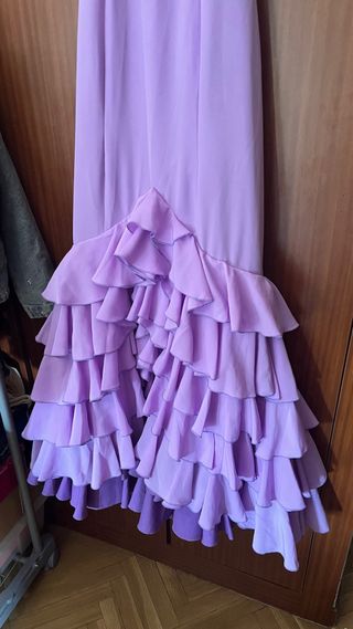 Traje Gitana Morado Creaciones Roal S.L. Talla 44