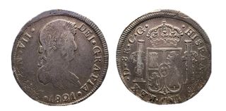 8 reales Durango 1821