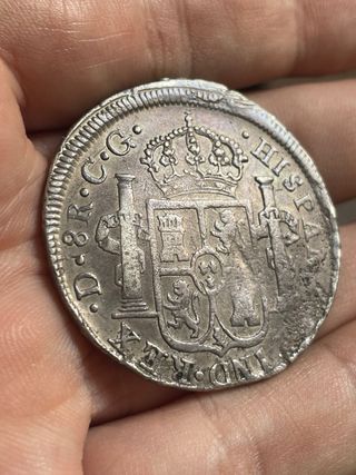 8 reales Durango 1821