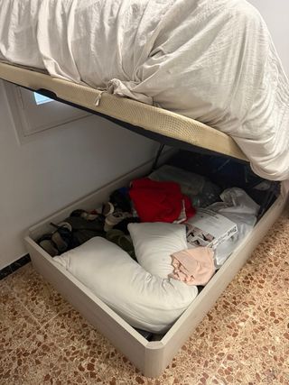 Cama canapé con colchón