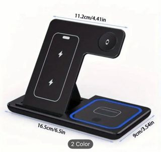 Base carga inalámbrica 3 en 1