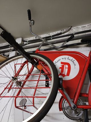 Bicicleta roja vintage