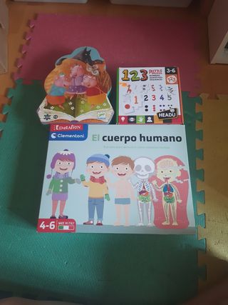 3 Puzzles educativos 3-6 años