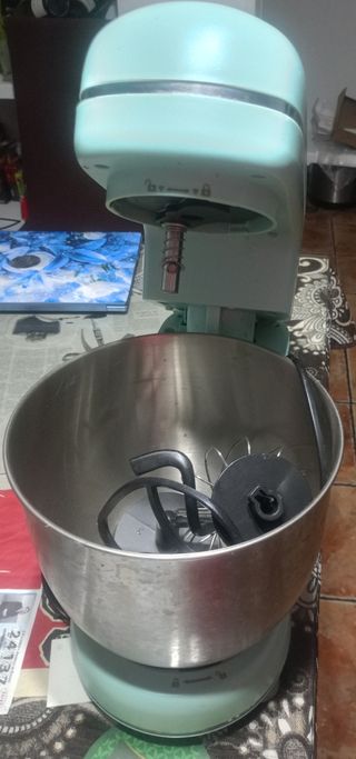 Batidora Amasadora turquesa