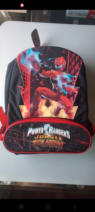 Mochila nueva Disney Power Rangers Jungle Fury